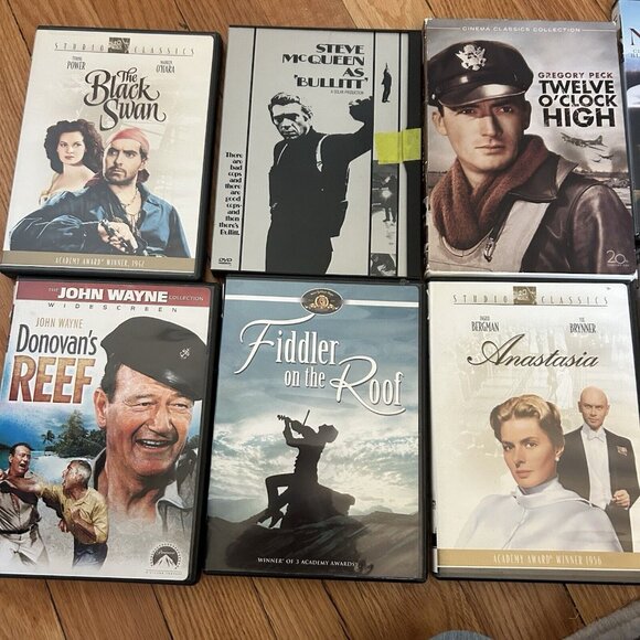 Old Movie Classic DVD Lot John Wayne Gregory Peck Judy Garland drama war - Picture 5 of 12